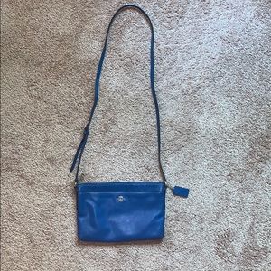 Coach crossbody purse Retro blue.